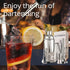 13-Piece Set Set Bartender Kit Bar Tool Boston Cocktail Shaker with Muddler,Strainer,Jigger,SpoonHome Bar Accessories