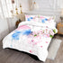 Set 3 Set 2 CCoutueChen Butterfly Comforter Queen Pieces Blue Pink Butterfly Bedding for Kids Teens Butterflies Cherry