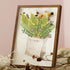 120Pcs Dried Pressed Leaves Flowers - Natural Dry Leaves Bulk Mixed Colorful Herbs Kit for Crafts