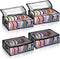 AVLA 4 Pack Hat Storage for Baseball Caps, Non-woven Wide Organizer Bag with 2 Sturdy Handles for Home Travel
