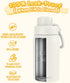 15oz GOPPUS Kids Water Bottle with Spout Lid, Toddler Water Bottle, Stainless Steel Insulated Water Bottle, Leakproof
