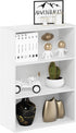 Furinno Pasir 3-Tier Open Shelf Bookcase, Plain White, Modern Storage Solution