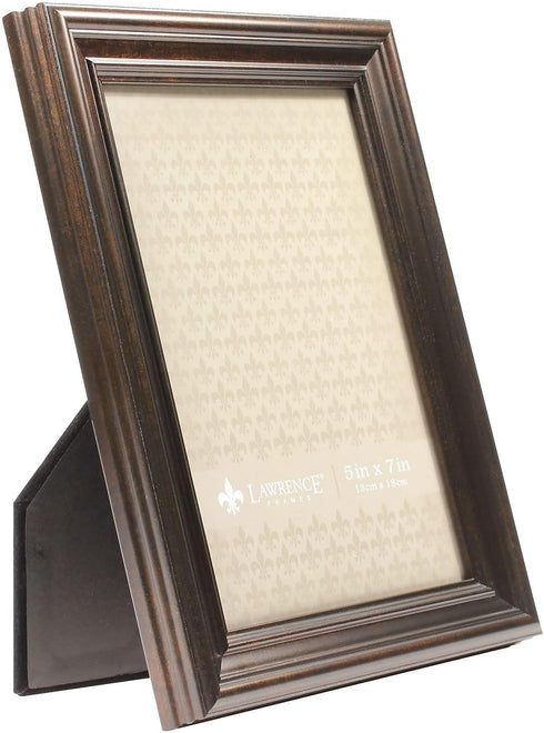 Lawrence Frames 535557 Bronze 5x7 Classic Detailed Oil Rubbed Picture Frame