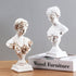 8.6 Inch Greek Statue of Venus Goddess, Classic Roman Greek Mythology Head Bust Statue Resin Sculpture Figurines