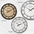 Presentime & Co 10" Farmhouse Series Wall Clock - Vintage Design, Cottage Style, Oil Rubbed Bronze