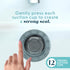 SlipX Solutions Bottomless Bath Overflow Drain Cover for Tub, Adds Inches of Water for a Warmer Deeper Bath, Gray (4