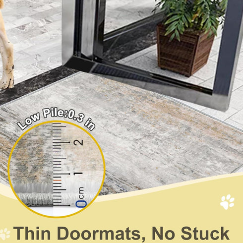 20" 32" COMSLE Door Mat Soft Absorbent Indoor Front Entryway Rug Machine Washable Entrance Mats for Muddy Paws