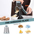 3 Rotary Cheese Grater with Handle Kitchen Shredder Slicer Grater Slicer Ice Shaver Cheese Vegetable Nuts Potato