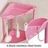 Orimade Rustproof 4 Tier Floor Standing Corner Shower Caddy Organizer, Plastic Metal Shelf Rack for Bathroom