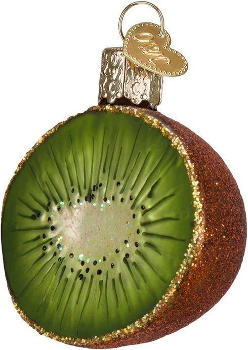 Old World Christmas Kiwi Glass Blown Ornaments for Christmas