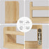 Set 3, 24 Inch Harwaya Natural Wood Wall Bookshelf for Kids Bedroom of Wooden Floating Nursery Book Shelves for Baby