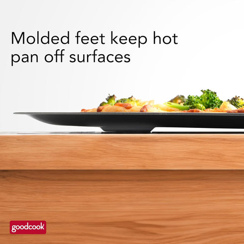 GoodCook AirPerfect Nonstick 16” Pizza Pan, Perforated Round Pizza Tray for Oven, Carbon Steel Baking Pan