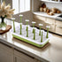 Removable Large Water Bottle Drying Rack - Vertical Kitchen Counter Rack for Bottles, Glasses, Tumblers