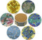 Van Gogh Drink Coasters with Holder - 6 Set Ceramic Coaster for