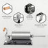 MZTOGR 2.5LBS 8 Sausage Stuffer, Stainless Steel Horizontal Sausage Maker, Homemade Manual Meat Filling Kitchen Machine