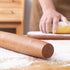 French Rolling Pin, 15.75 Inches Wooden Dough Roller for Baking, Classic for Fondant, Pizza, Pie Crust, Cookie