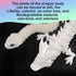 3D 3D Printed Dragon Snake Eggs, Flexible Printed Animal Toys UV Glow in the Dark, Desk Pet for Animal Collectors