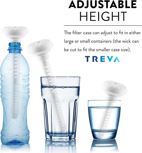 Treva Mini Portable Humidifier, USB Cool Mist Ultrasonic Moisture Wand for Home or Travel