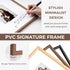 16x20 8x10 Axeman Signature Picture Frame with White Mat Wedding Guest Book Alternative, Wall Hanging Photo Frame