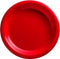Big Party Pack Plastic Plates, Apple Red, 50 Pcs.