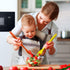 GEEKHOM 4 Pieces Silicone Spoons, Large Heat Resistant Kitchen Utensils, Non-stick Stirring Spoons for Cooking & Baking