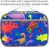 FlowFly Kids Insulated Lunch Box, Soft Bag Mini Cooler Thermal Meal Tote Kit for Girls, Boys, Dinosaur