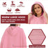 Swimmer Surf Poncho Hooded Beach Towel, Quick Dry Terry Cloth, Extra Large Changing Robe with Pockets for Adults