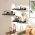 Set 3) RYOFOBETTO Floating Shelves for Wall Decor Bathroom Shelves Over Toilet, Farmhouse Wall Shelves for Living Room