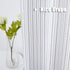 Boho Rustic Striped Sheer Tiers Curtains, 27 Inch x 24 Inch, White/Blue for Living Room, Bedroom, Kitchen, Patio, Villa