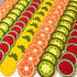 Set 4, Drink Coasters of Cute Crochet Fruit Coaster Gifts for Women, Funny Coffee Table Decor and Housewarming Gift