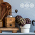 Counter Honeydak Wood Pedestal Riser Tray Soap Dispenser Stand for Kitchen Sink Wooden Holder for Bottles Plant Makeup