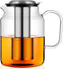 Aquach 85oz Glass Teapot with Stainless Steel Removable Infuser, Stovetop & Dishwasher