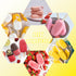 4 50 Sakolla Pcs Silicone Popsicle Molds with Lid & Pcs Wooden Popsicle Sticks, Stackable Classic Oval Ice Cream Molds