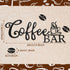 Metal Coffee Bar Sign, Rustic Coffee Hanging Décor for Coffee Bar, Wall Art for Home Office Kitchen