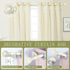 White Curtain Rods for Windows 18 to 60 Inch - 1 Inch Adjustable Heavy Duty Drapery Rods