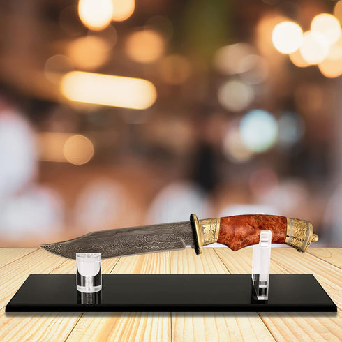 Acrylic Knife Display Stand, Desktop Knife Holder for Home Decor, Single Knife Holder