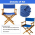 18''L 15''W 2 Set 18'' 19.7''L 6.3''W STAY GENT X Directors Chair Replacement Canvas for Director Chairs, Replacement