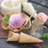 Crispy Waffle Cone Kit, Plastic Ice Cream Maker Cone Roller Tool, DIY Mold for Kitchen Waffle Cone Making