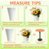 EXCELFU Outdoor,12-21 6" 10" Top-1pack Adjustable Plant Risers for Inside Pots,Planter Inserts for Large Pots and Tall