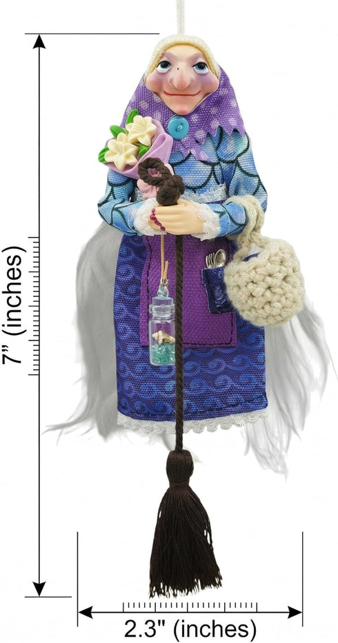 LHYUCYC Handmade Kitchen Witch Doll for Good Luck,Cooking Dolls Hang Ornament,Magic Kitchen Witch Decor,Unique Gift
