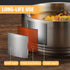 Set of 2 Stainless Steel Rice Bowls with Lid, Double-walled Metal Bowls for Korean Kitchen, 11.5cm Silver