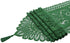 Rockcloud Green Lace Table Cloth Runner for Wedding Banquet, Christmas Party Decor, 13 x 54 Inch