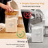 2 Pack 132 110 floz 51 floz large Square Glass Flour and Sugar Containers with Kitchen Pantry Labels - & - Glass Jars