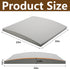 moonoom 22"x22" (3 Couch Cushion Support, Grey Sofa Cushion Sagging Repair, Curved High Density Foam Replacement