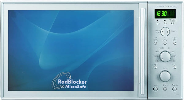 MicroSafe Blocker Microwave Cover, Magnetic Shield for Home Appliances, Sea Blue, Medium 14"