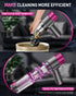 EYYA Handheld Car Vacuum Cleaner Cordless, 15000PA High Power Mini Vacuum & Air Duster with LED Light