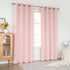 84 Inch Grommets 1 52 84 Inch KEQIAOSUOCAI Length Baby Pink Curtains for Girls Kids Nursery Bedroom - Thermal Insulated