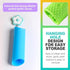 KornaDoz 3 Pcs Silicone Garlic Peeler Tube Roller, Food-Grade & Effortless Skin Remover, Quick Kitchen Gadget for Fresh