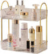 Bathroom Counter Organizer, 2 Tier Clear Cosmetics Skincare Shelf for Makeup, Perfume, Dresser Vanity Tray