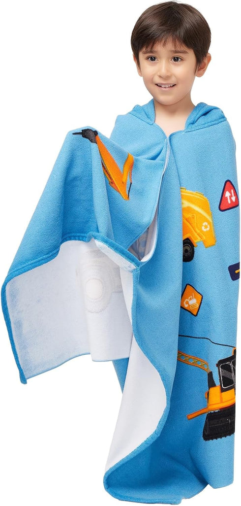 5-12 Gealaek Hooded Towel for Toddlers Years Boys Girls Kids Bath Pool Beach Towel Wrap Extra Large Soft Absorbent